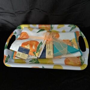 Home Collection, 3 piece citrus print kitchen set